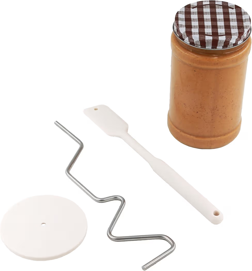 Natural Peanut Butter Stirrer Kit | Fits 16 - 26 OZ Jars | Includes Stainless Steel Bar & Spill-R... | Amazon (US)