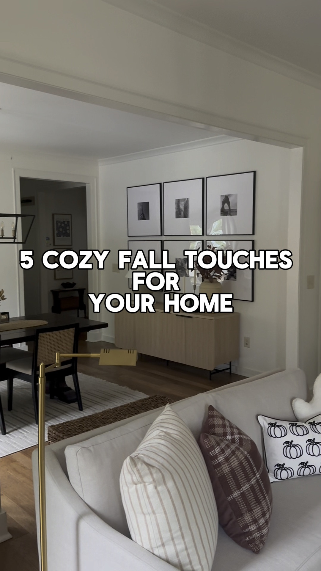 Cozy up this fall with my favorite finds! 🍂 From stylish wall art to cute pillows and warm lamps, I’ve rounded up the perfect pieces to make your home extra inviting. Use code SHEGAVEITAGO for artwork discount! 

#LTKVideo #LTKHome #LTKSeasonal