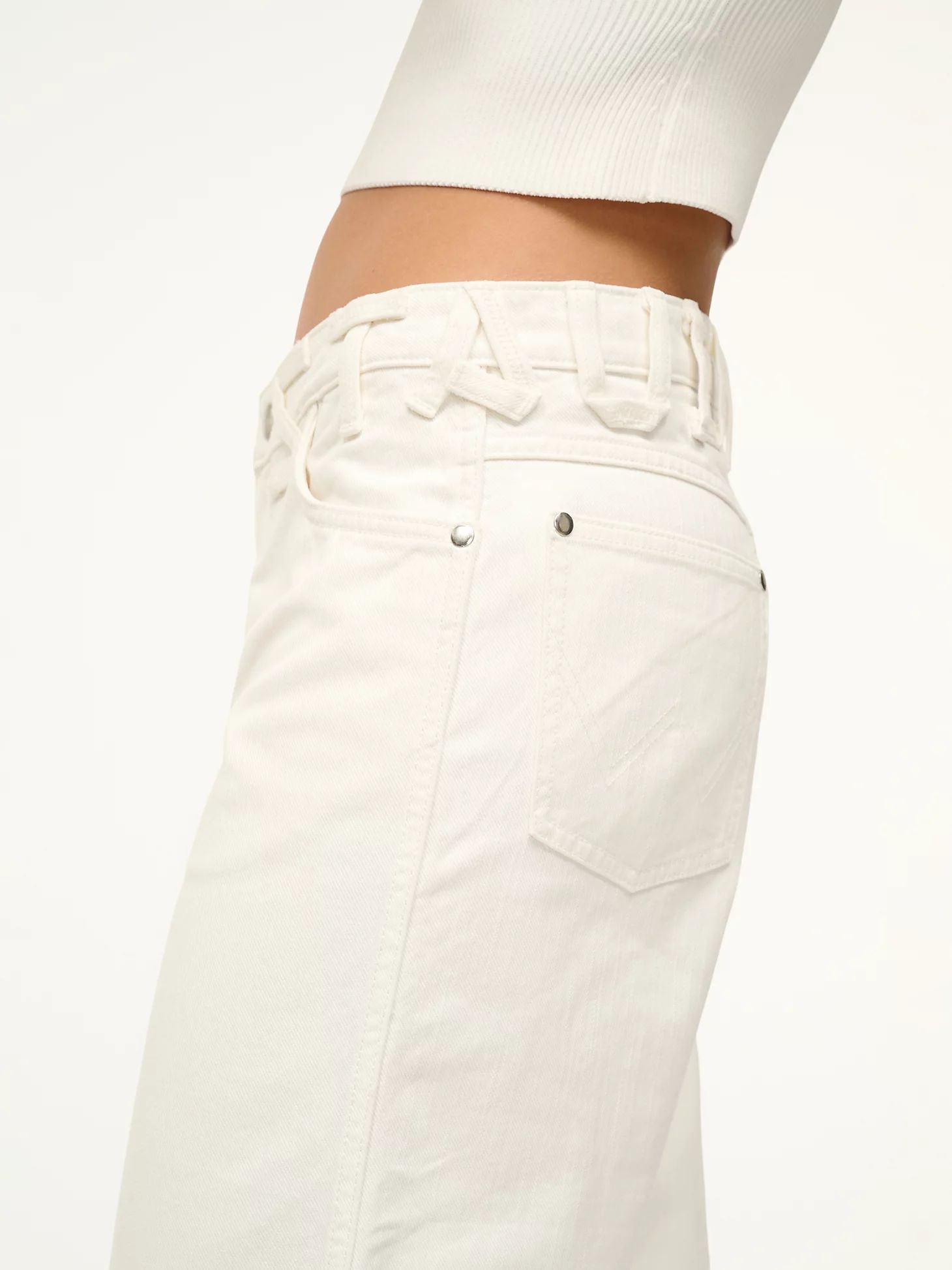 Wrangler + STAUD The Loose Jean in White | Wrangler