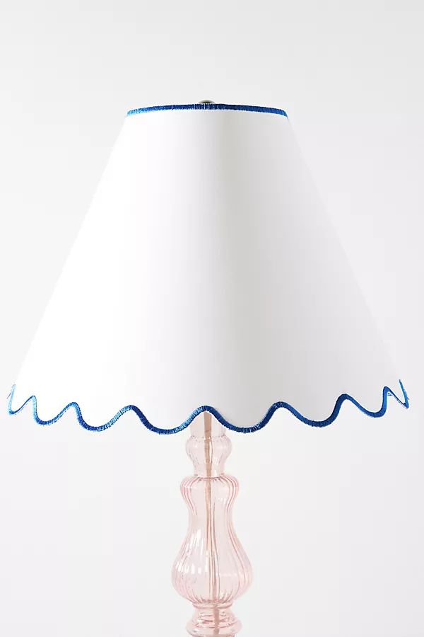 Scalloped Lamp Shade By Anthropologie in White Size L | Anthropologie (US)