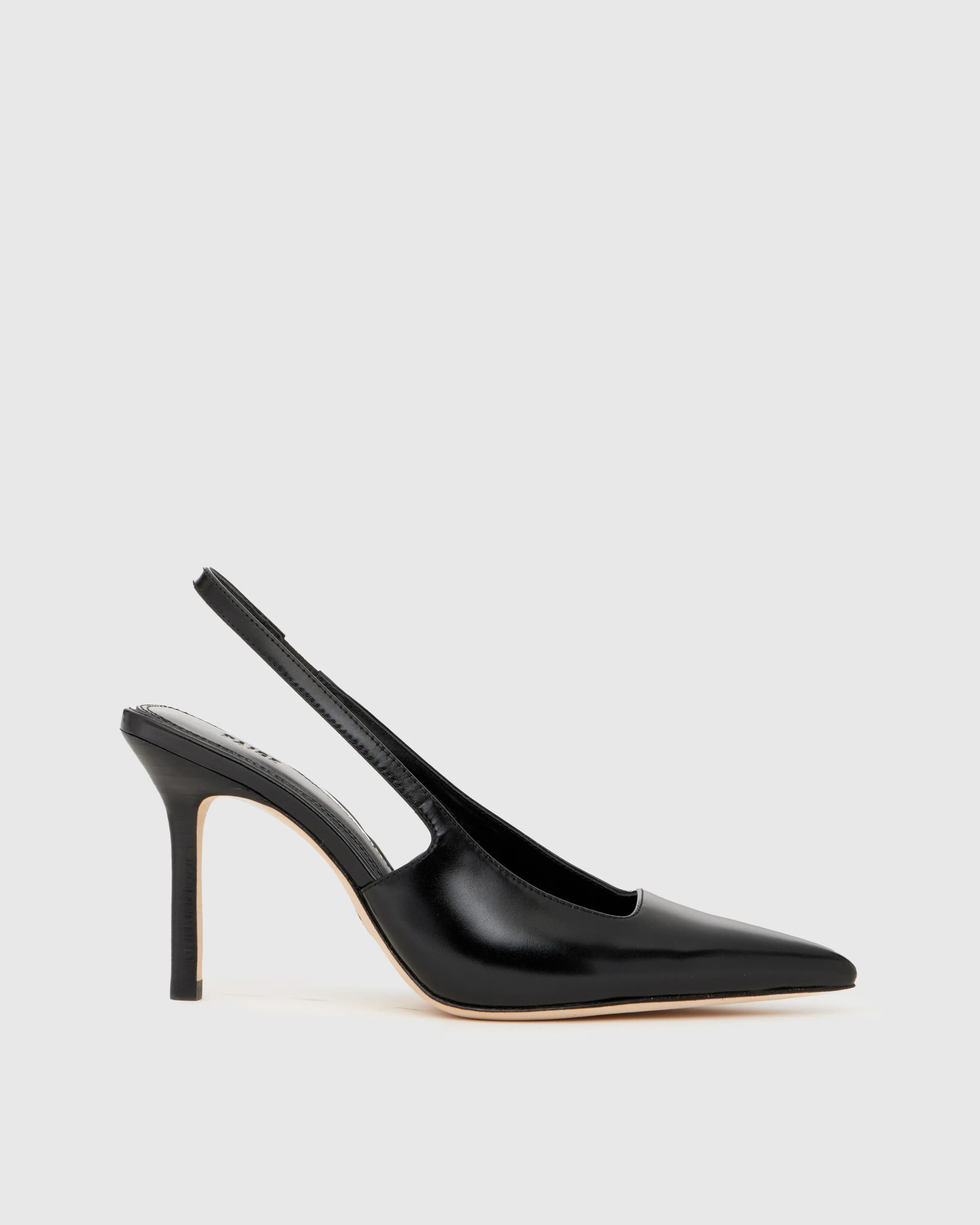 Sienna Pump - Black Leather | Paige