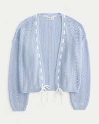Women's Easy Textured No-Close Cardigan | Women's Tops | HollisterCo.com | Hollister (US)