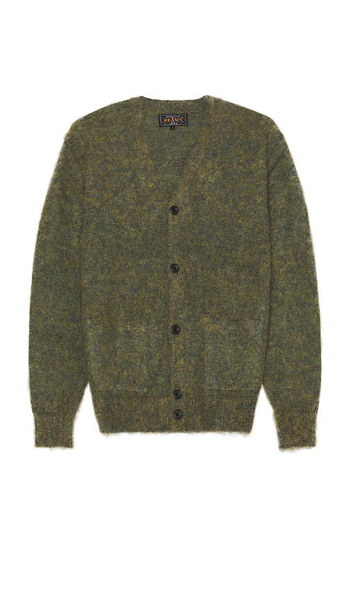Beams Plus Cardigan Stretch Mohair in Green. Size L. Also in S. | Revolve Clothing (Global)