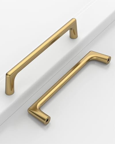 10 Pack 5"(128mm) Champagne Bronze Cabinet Pulls Kitchen Cabinet Handles Champagne Hardware for C... | Amazon (US)