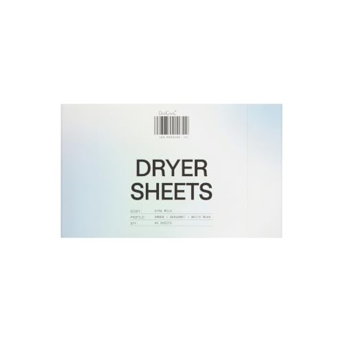 DedCool, Dryer Sheets in Xtra Milk, Fabric Softener, 40ct | Amazon (US)