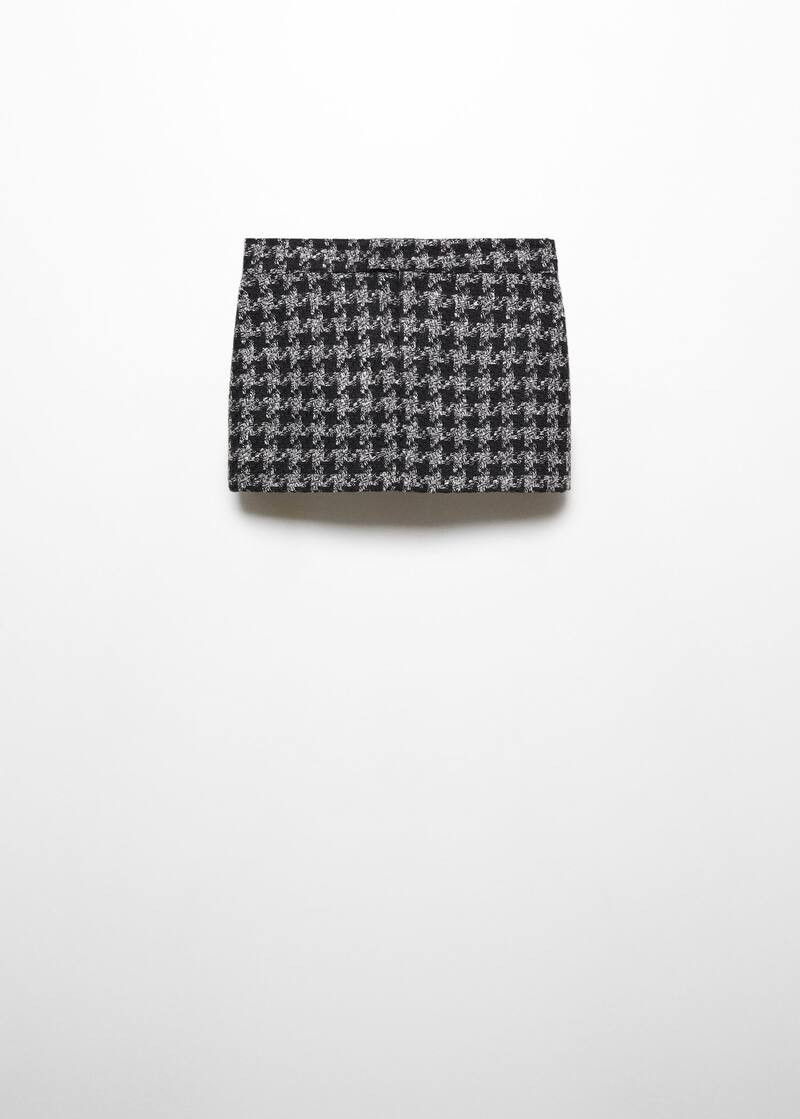 Tweed suit mini skirt -  Women | Mango USA | MANGO (US)