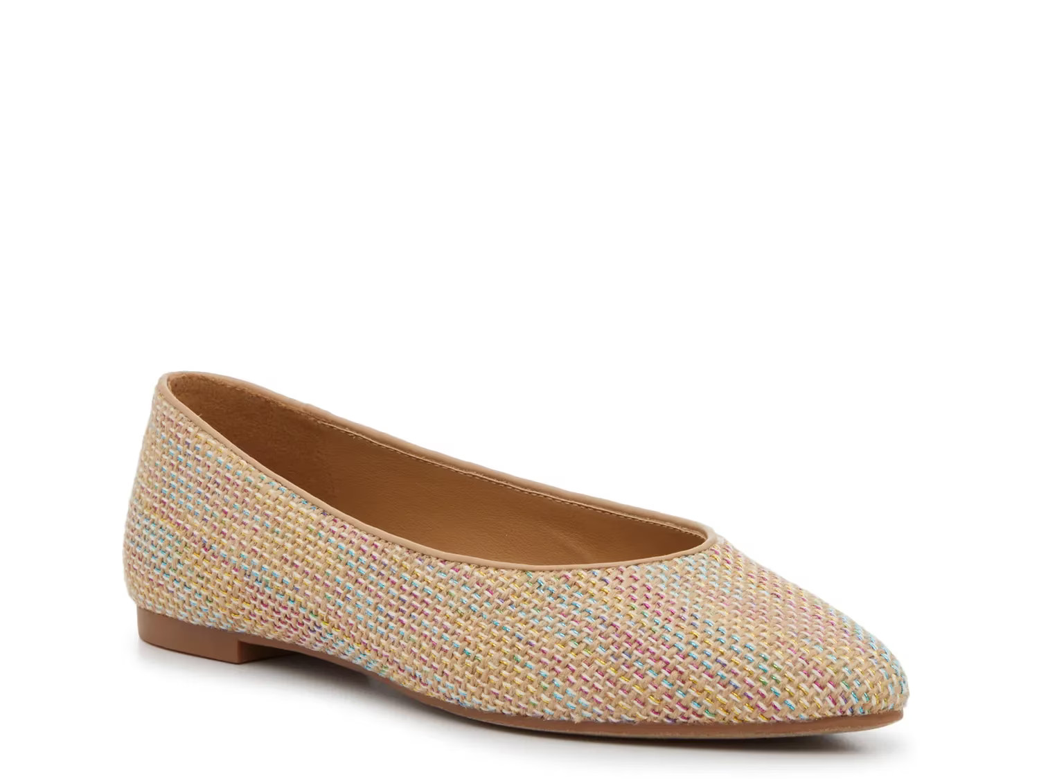 Kelly & Katie Maurene Ballet Flat | Women's | Beige/Multicolor Metallic | Size 7.5 | Flats | DSW