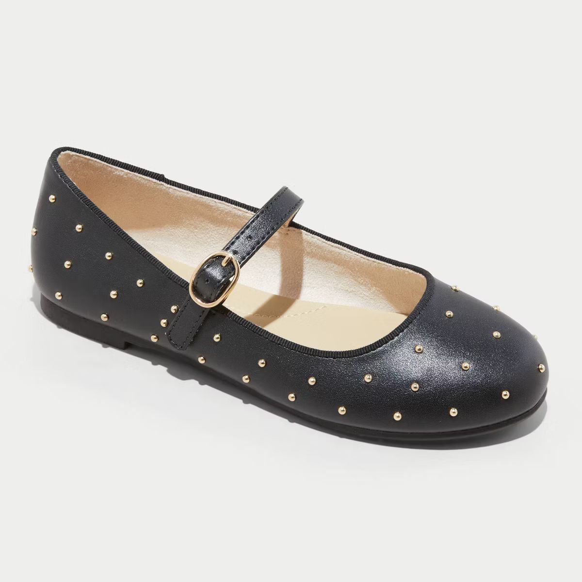 Kids' Jo Slip-On Ballet Flats - Cat & Jack™ Black | Target