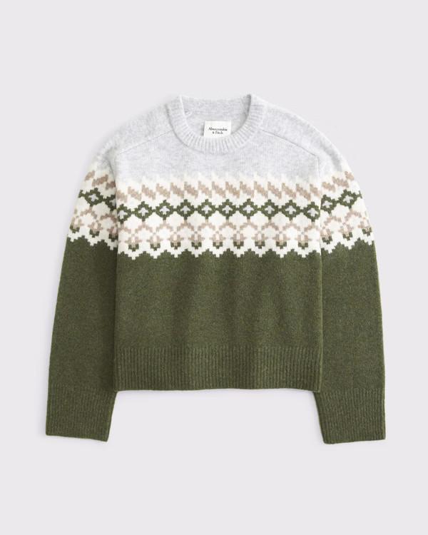 The A&F Madeline Crew Sweater | Abercrombie & Fitch (US)