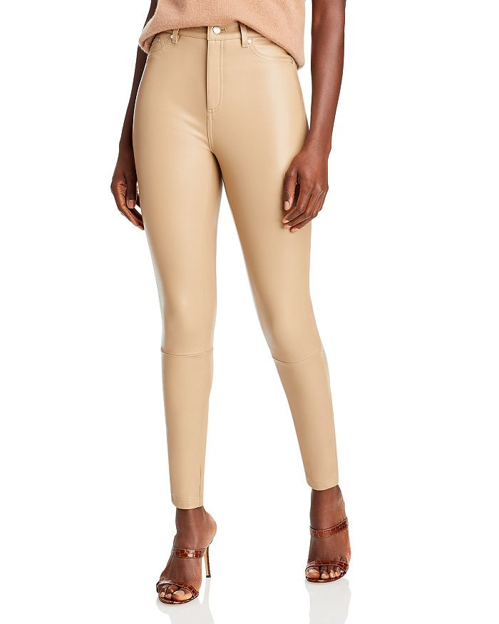 Five Pocket Slim Fit Faux Leather Jeans | Bloomingdale's (US)