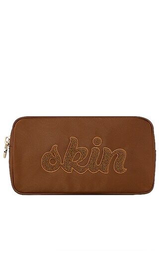 Skin Small Pouch in Chocolate | Revolve Clothing (Global)