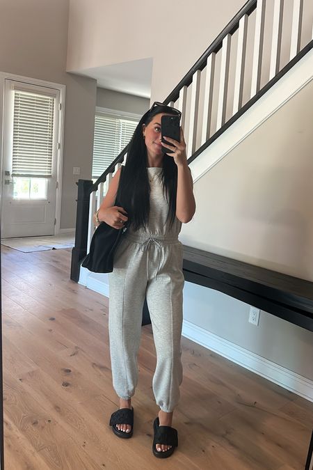 Size small jumpsuit I’m 5’7, 145lbs, 32DD

This exact one is sold out so I linked others like it in the exact fabric. I have these as well and love them! 

I can’t link these LV slides so I linked others. 

#LTKStyleTip #LTKSaleAlert #LTKSummerSales