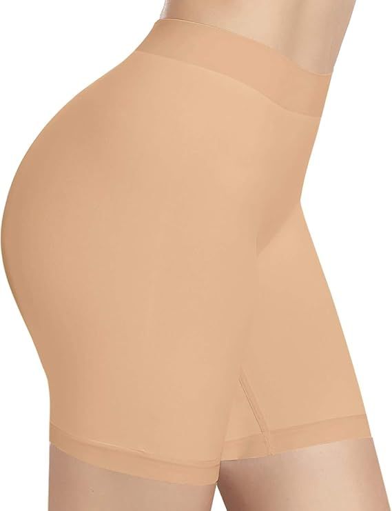 BESTENA Slip Shorts Womens Comfortable Seamless Smooth Slip Shorts for Under Dresses | Amazon (US)