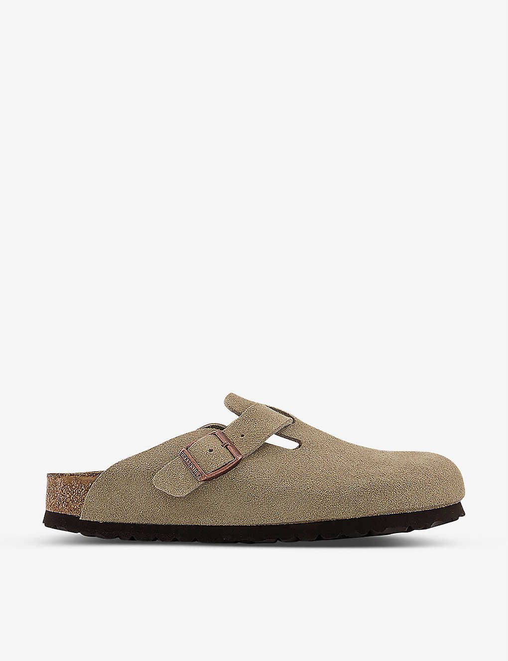 Boston buckle-embellished suede sandals | Selfridges