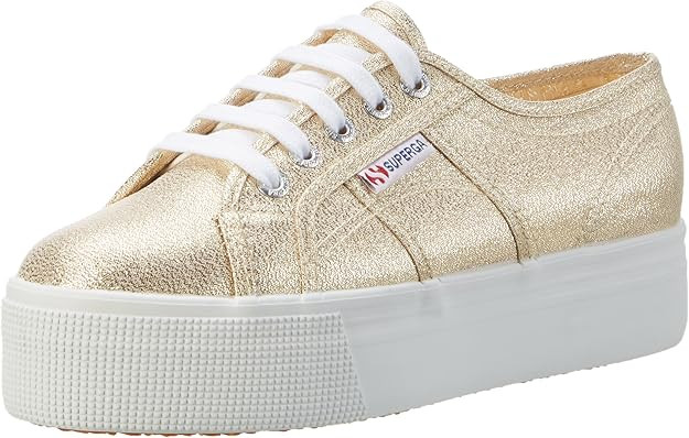 Superga Women’s 2790 Lamew Trainers, Black | Amazon (US)