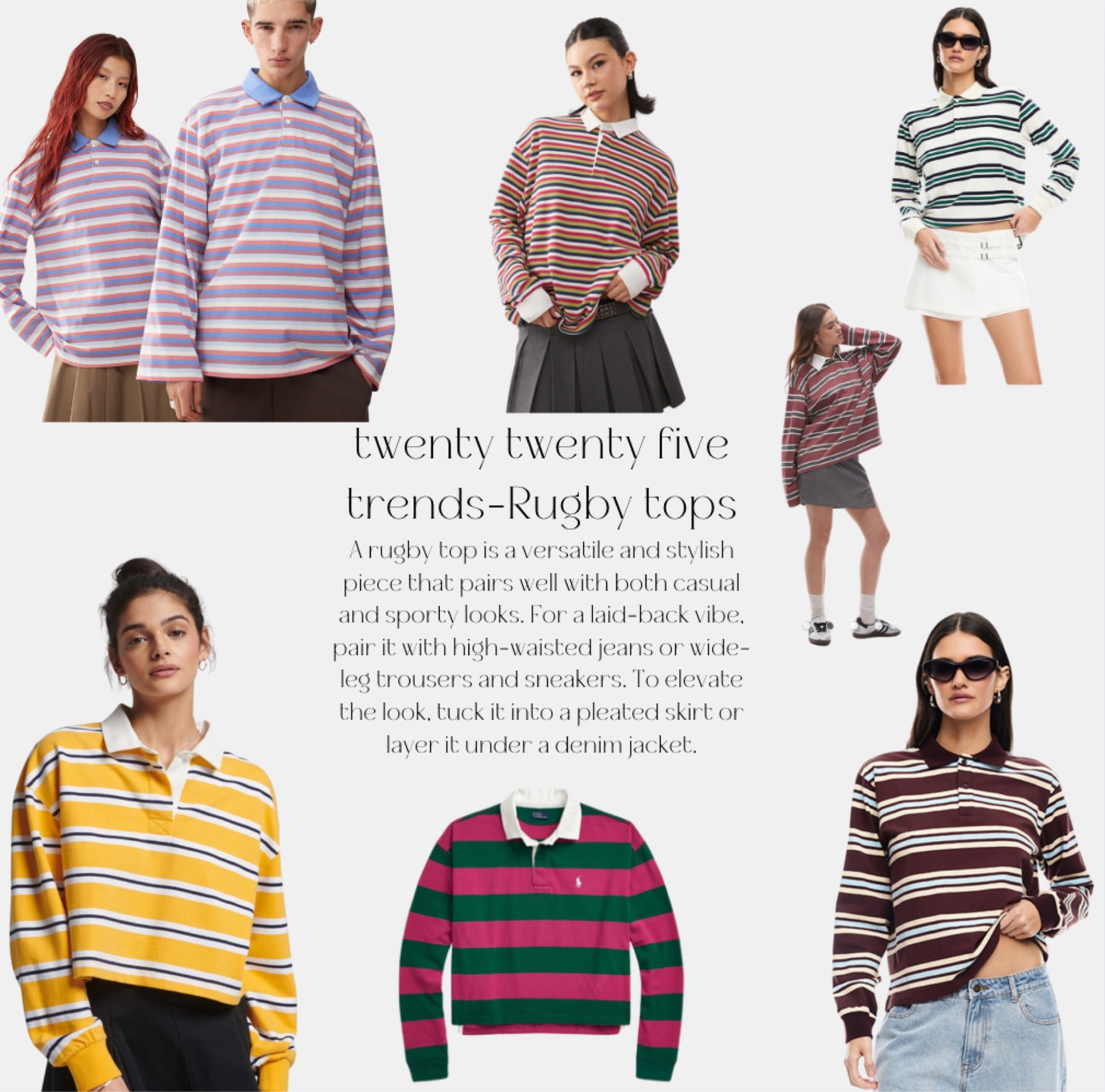 Trend prediction 2025 rugby tops 🏉

#LTKstyletip #LTKsummer #LTKaustralia