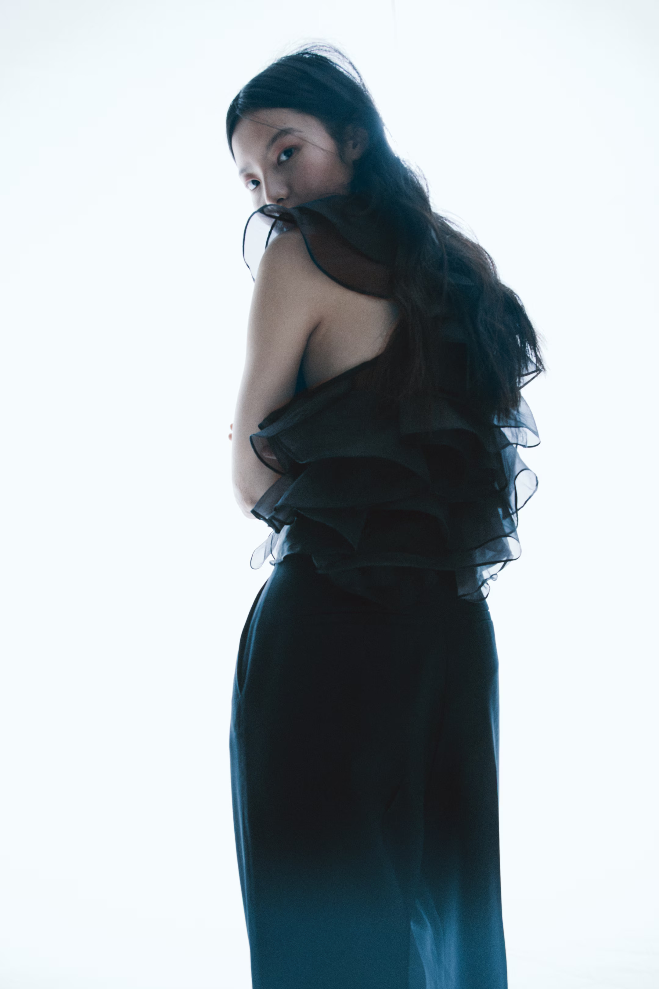 - Wide-Leg Twill Pants - Black - Ladies | H&M US | H&M (US + CA)