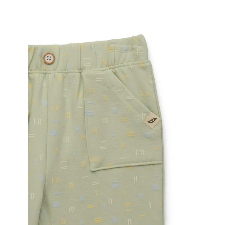 easy-peasy Baby Boys or Girls French Terry Bodysuit and Pants with Pockets Set, 2-Piece, Sizes 0M... | Walmart (US)