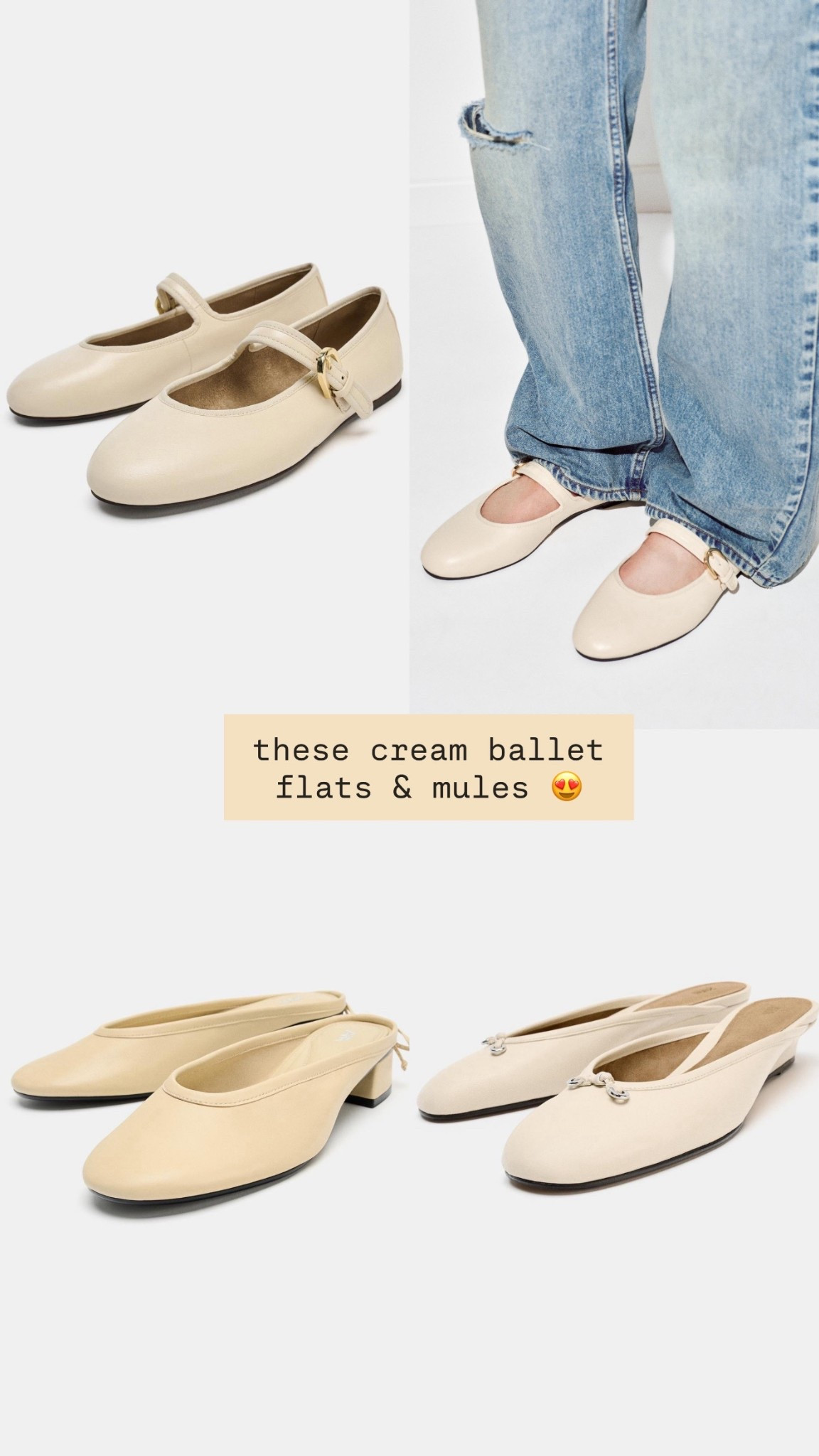 All of the shoes from the Zara 🛒 post 

#LTKOver40 #LTKootd #LTKgrwm