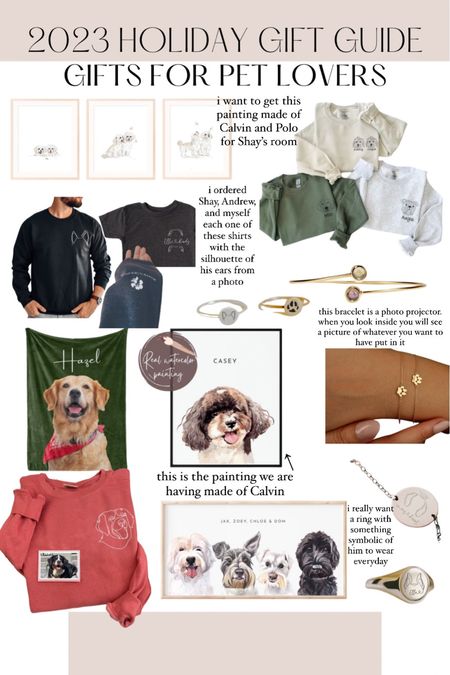 Gifts for pet lovers or someone who just lost a pet 

#LTKfamily #LTKHoliday #LTKGiftGuide