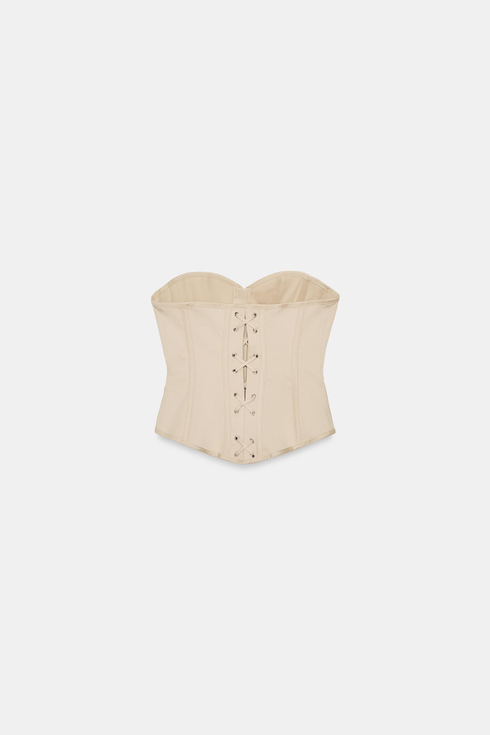 CORSETRY-INSPIRED TOP | Zara UK