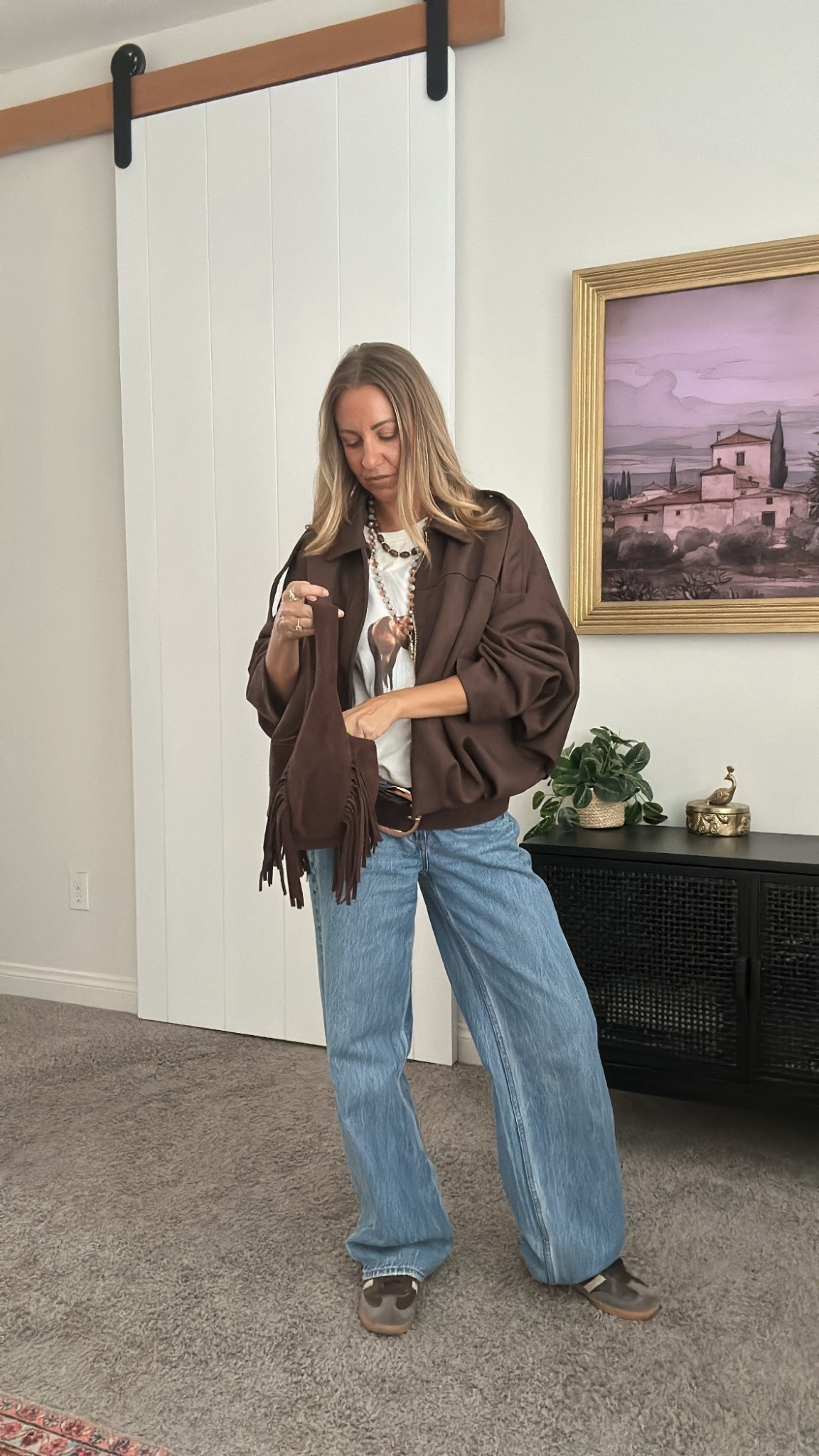 Quick outfit change for football game
Shirt size xs
Denim size 23 regular 


#LTKSaleAlert #LTKStyleTip #LTKFindsUnder50