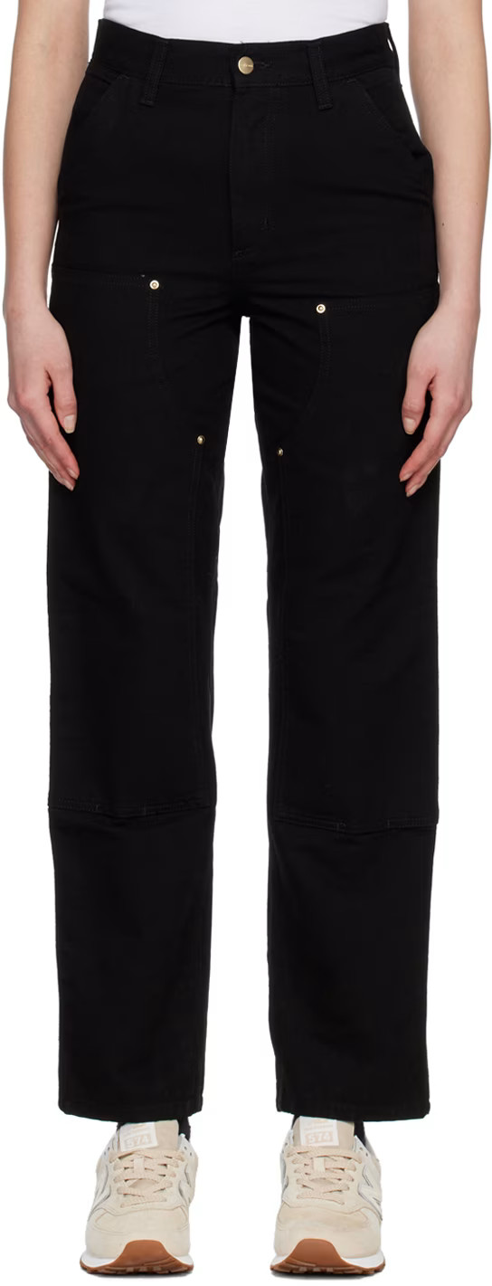 Carhartt Work In Progress - Black Double Knee Jeans | SSENSE