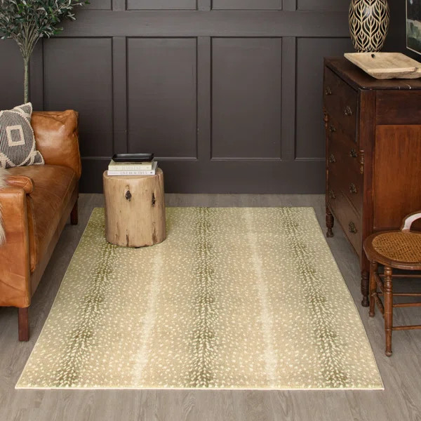 Towanna Animal Print Tufted Brown Area Rug | Wayfair North America