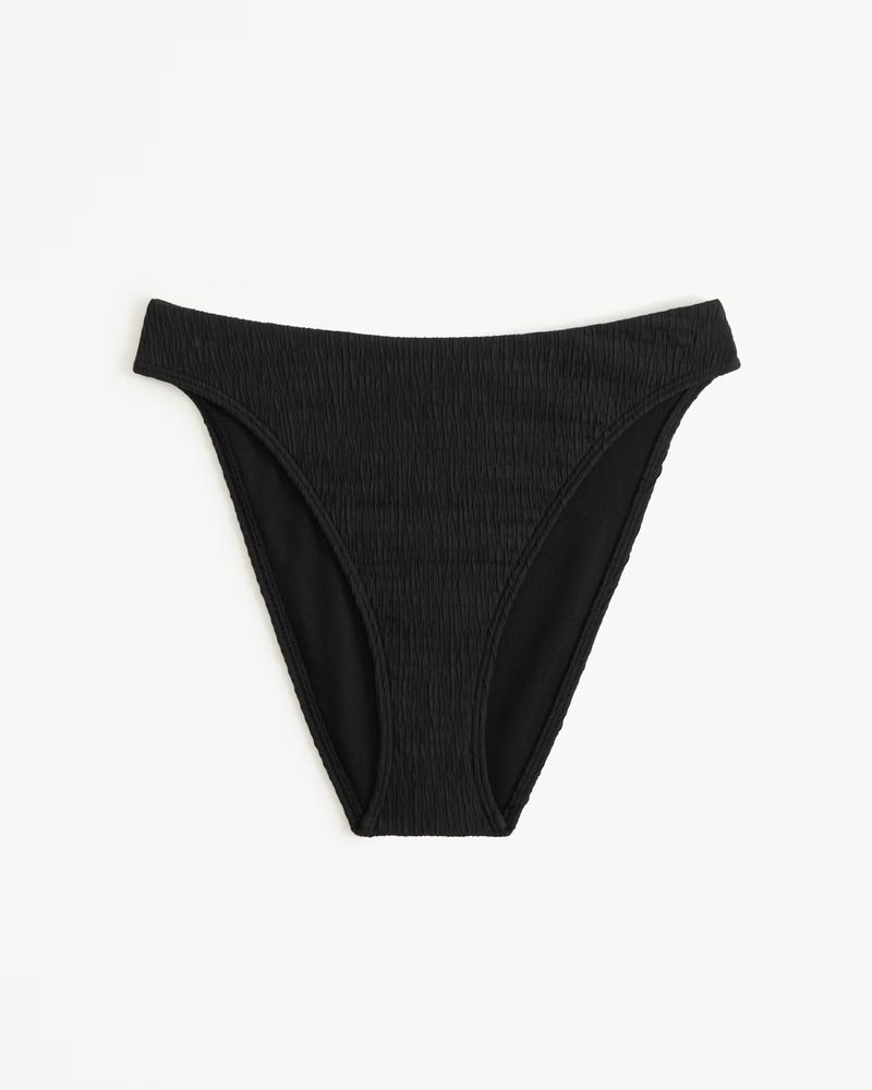 Women's Mid-Rise High-Leg Moderate Bottom | Women's Swimwear | Abercrombie.com | Abercrombie & Fitch (US)