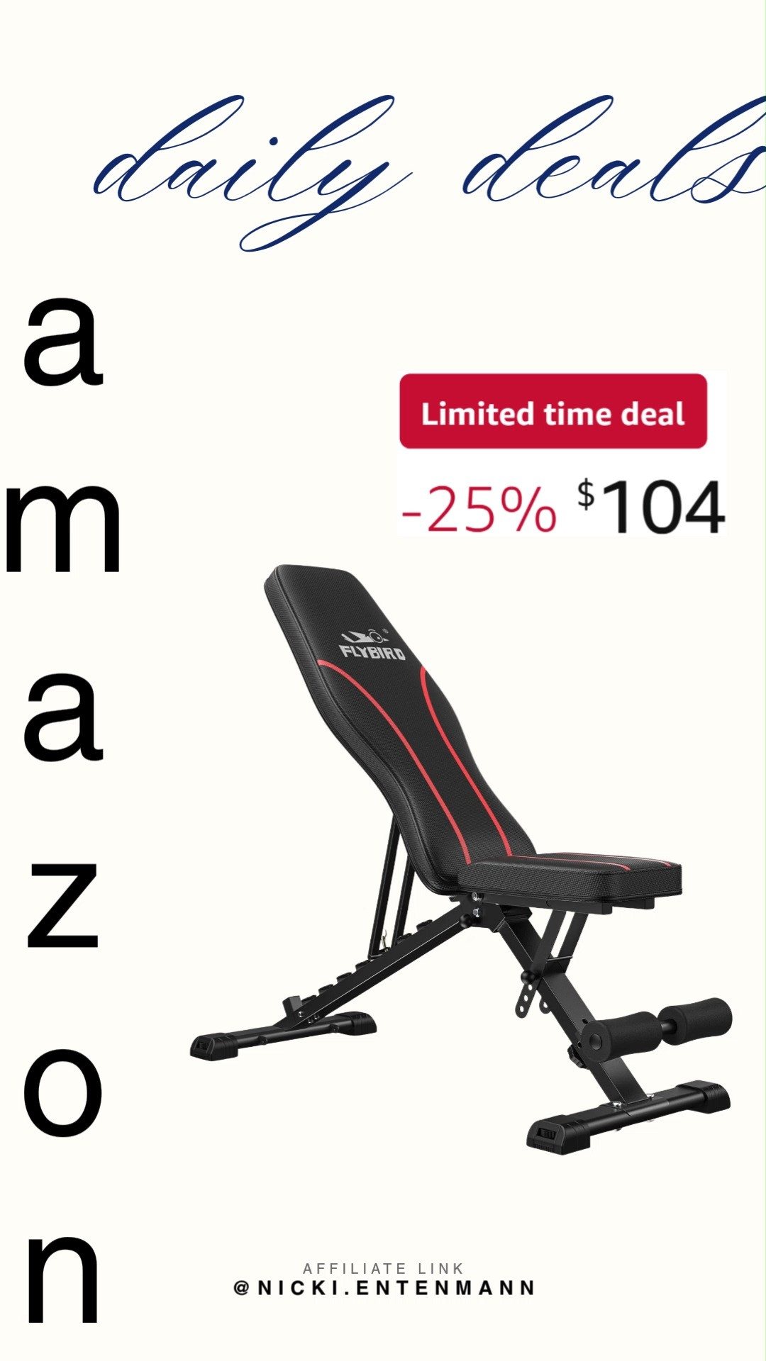 Train smarter with this Utility Adjustable Weight Bench built for full body workouts. Strong, versatile, and designed to keep every session effective while making fitness feel fun. 💪🏋️🔥  
#fitness #weightbench #workout #homegym #strengthtraining #exerciseequipment #gymessentials #bodybuilding #training #fitlife 

 #LTKfitnessgoals #LTKActive #LTKSaleAlert