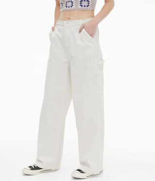 High-Rise Super Wide-Leg Carpenter Pants | Aeropostale