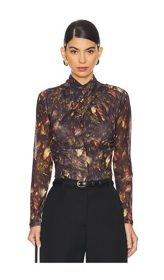 Tia Top in Kateri Hazel Brown | Revolve Clothing (Global)