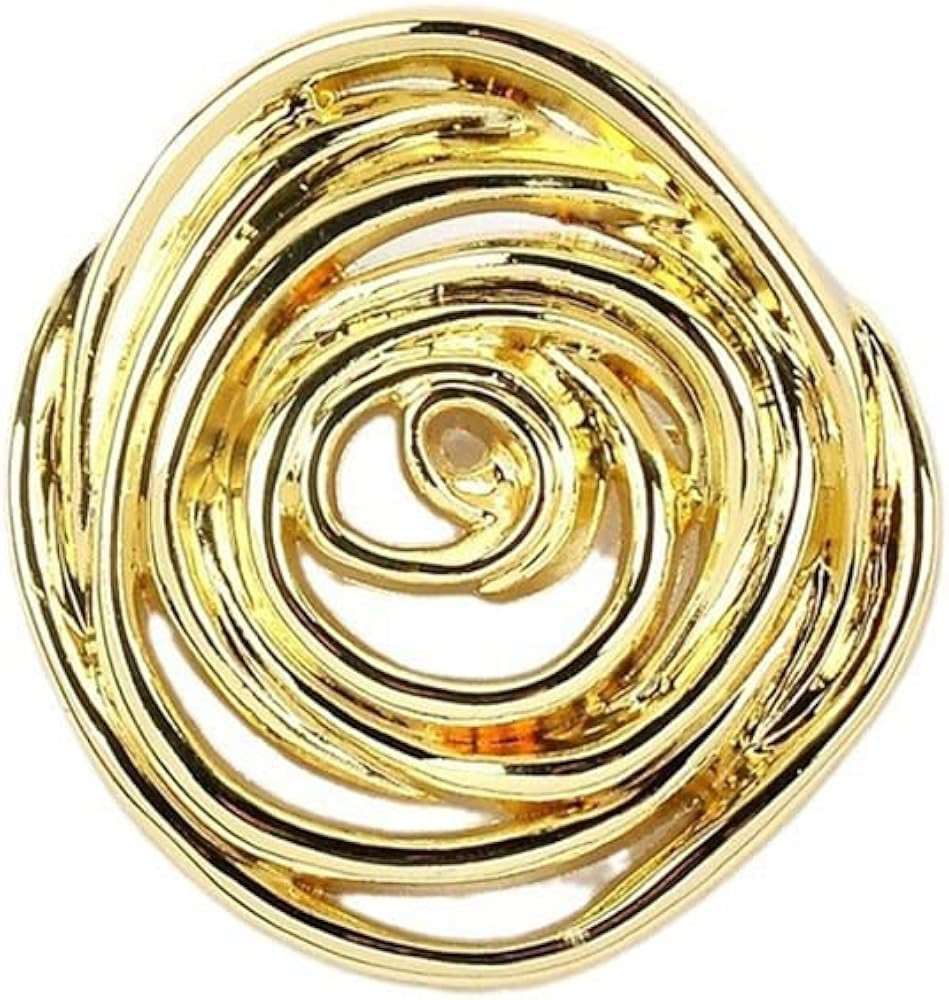 Minimalist Spiral Brooch Pins for Women Men Metal Corsage Unique Geometric Swirl Brooches Lapel B... | Amazon (US)