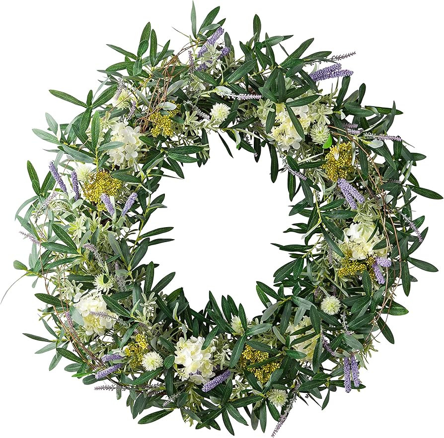 Balsam Hill 32in French Market Floral Artificial Wreath | Amazon (US)
