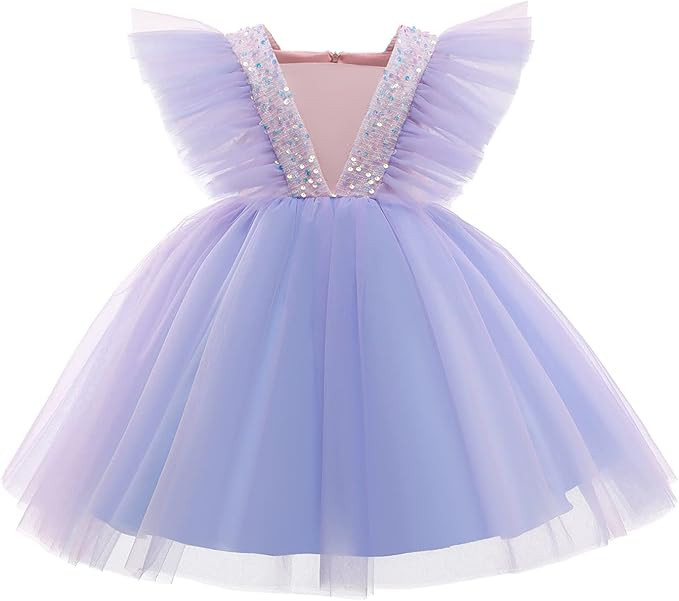Nileafes Flower Girl Princess Dresses Birthday Party Ball Gown | Amazon (US)