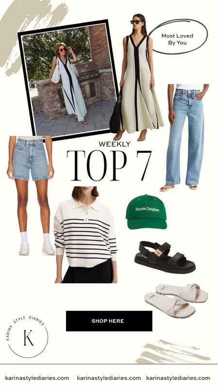 Weekly best sellers, most of what I wore in Europe this past week, must-haves for a great capsule wardrobe I wore over and over again!  Black sandals under $100 and put to the walking test! Comfiest pair of jeans I wore almost everyday to ride bikes, airport and event to go out for dinner. 

#LTKShoeCrush #LTKStyleTip #LTKFindsUnder100