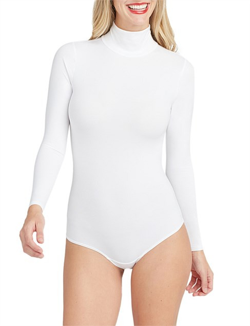 HomeBrandSpanxClothingRoll Neck Long Sleeve Bodysuit | David Jones (Australia & New Zealand)