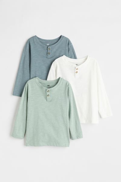 3-pack Henley Shirts | H&M (US)