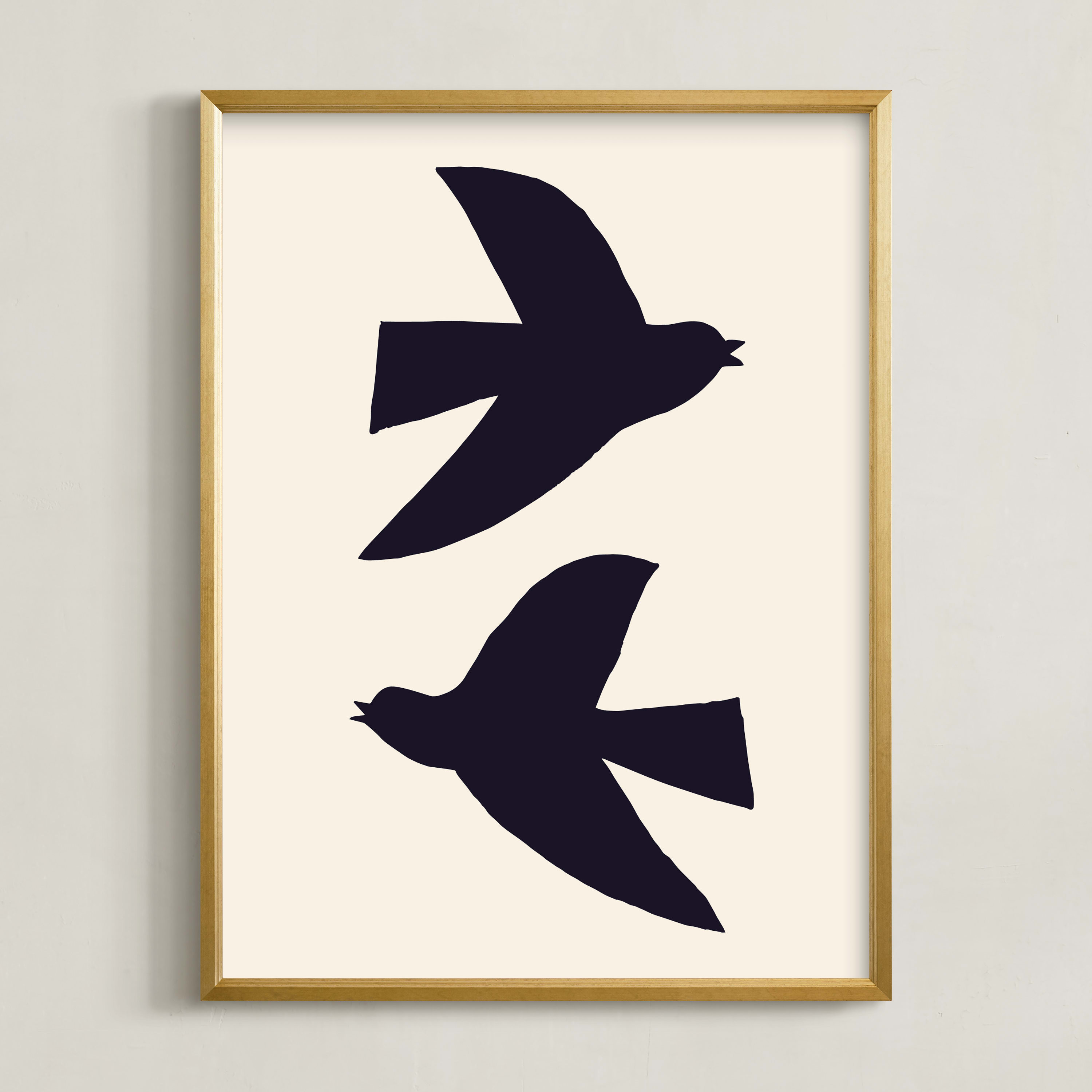 "Birds" - Graphic Limited Edition Art Print by Alexandra Dzh. | Minted