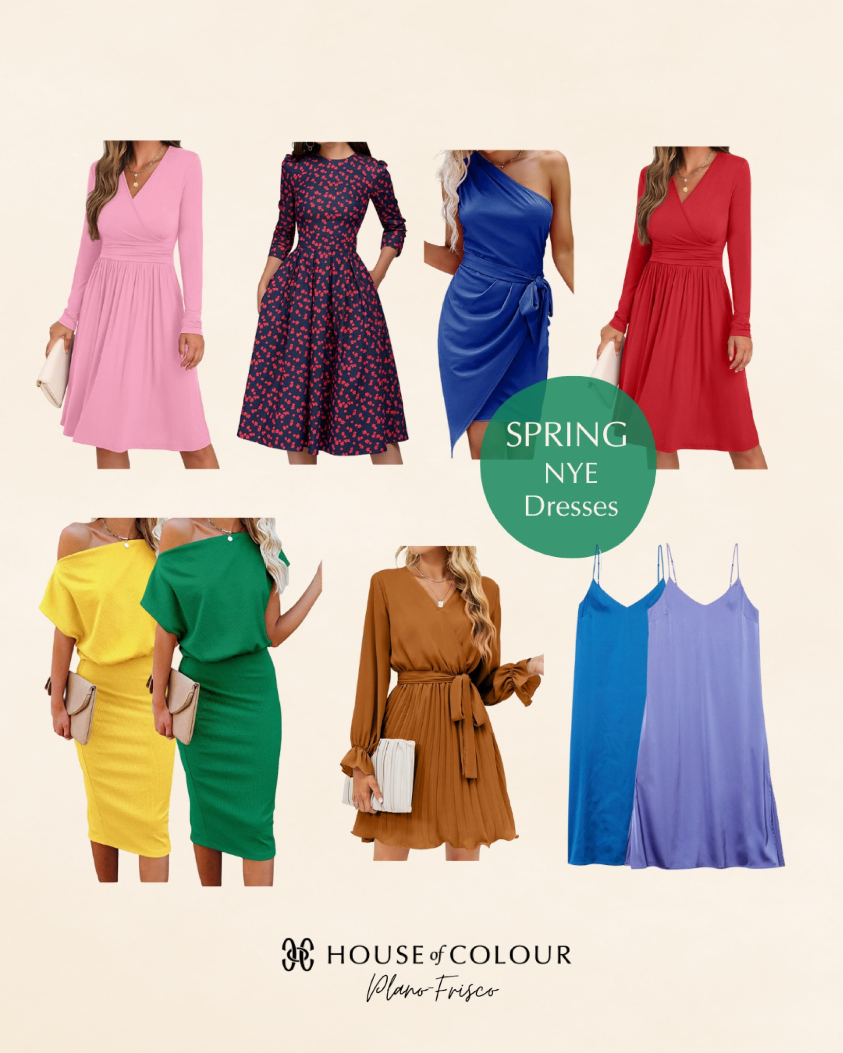 HOC Springs, do you still need an outfit for New Year’s Eve? Check out these dresses! Order today and it should arrive in time 🤞🏼

#houseofcolour #NYE #hocspring 

#LTKHoliday #LTKSeasonal #LTKfit