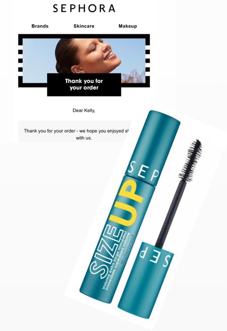 Just reordered my favorite waterproof mascara. I’m so thankful #Sephora is now in the UK so I can get this SEPHORA COLLECTION Size Up Waterproof Mascara - it seriously is Supersized Volume! 