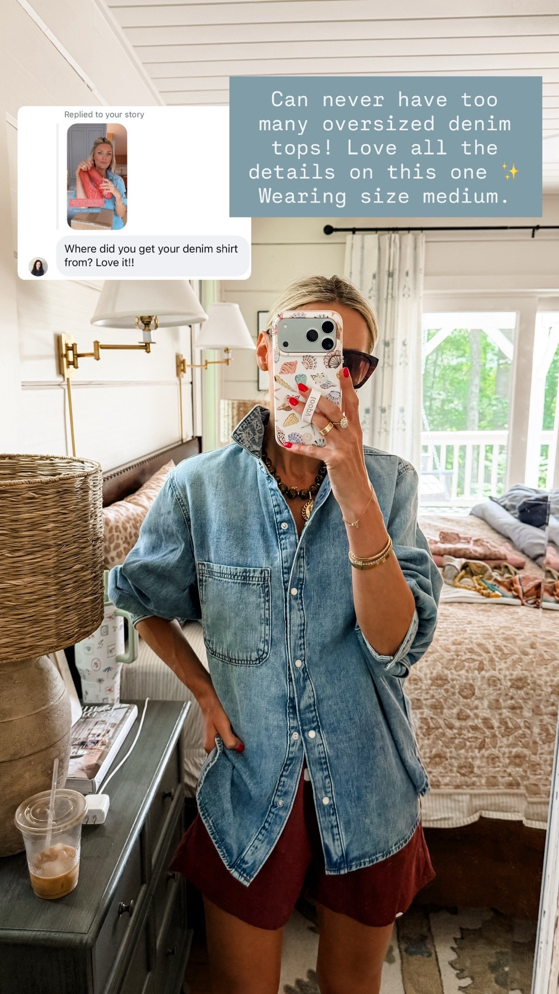 Just got this denim shirt from Target and loving it! I got a size M for a more oversized fit!

Loverly Grey, denim shirt, chambray shirt, Target

#LTKSeasonal