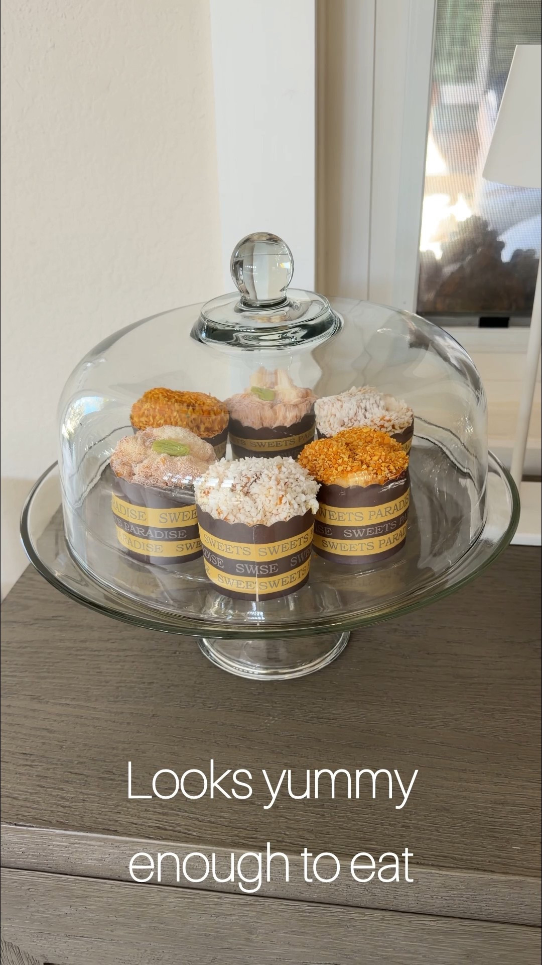 A little sweet décor moment 🍰✨
These faux cupcakes under a glass dome add the prettiest touch to a kitchen or coffee table — zero calories, all charm.

#LTKHome #LTKdayinmylife
