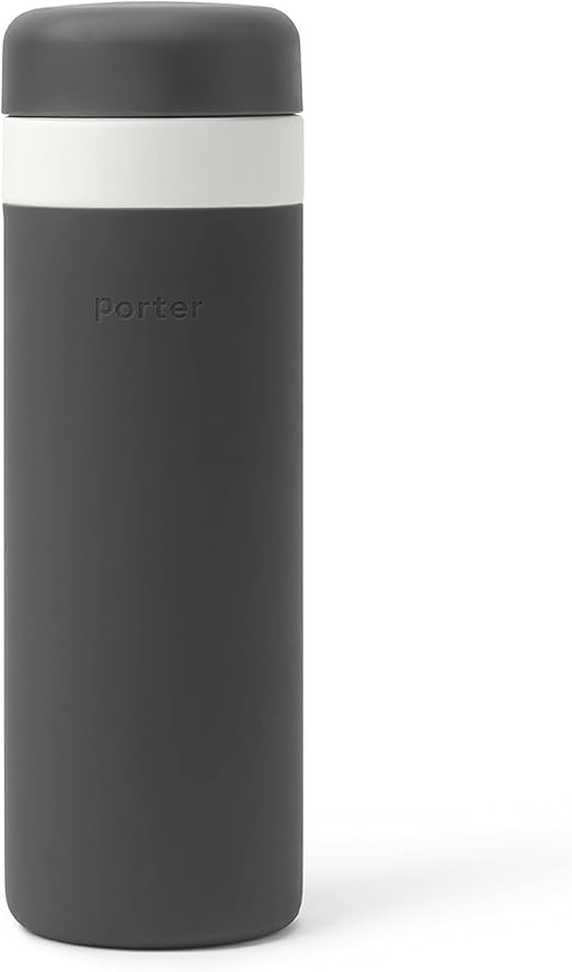 W&P Porter Insulated Bottle 20 oz Charcoal | Clean Taste Ceramic Coating for Water, Coffee, & Tea... | Amazon (US)