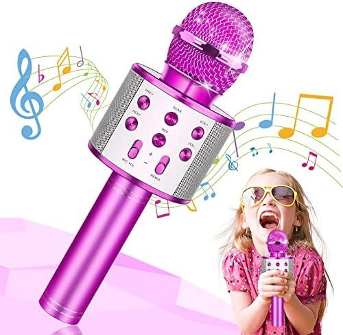 LETS gooarz Karaoke Wireless Microphone Bluetooth Handheld Microphones for Kids Boys Girls Learni... | Amazon (UK)