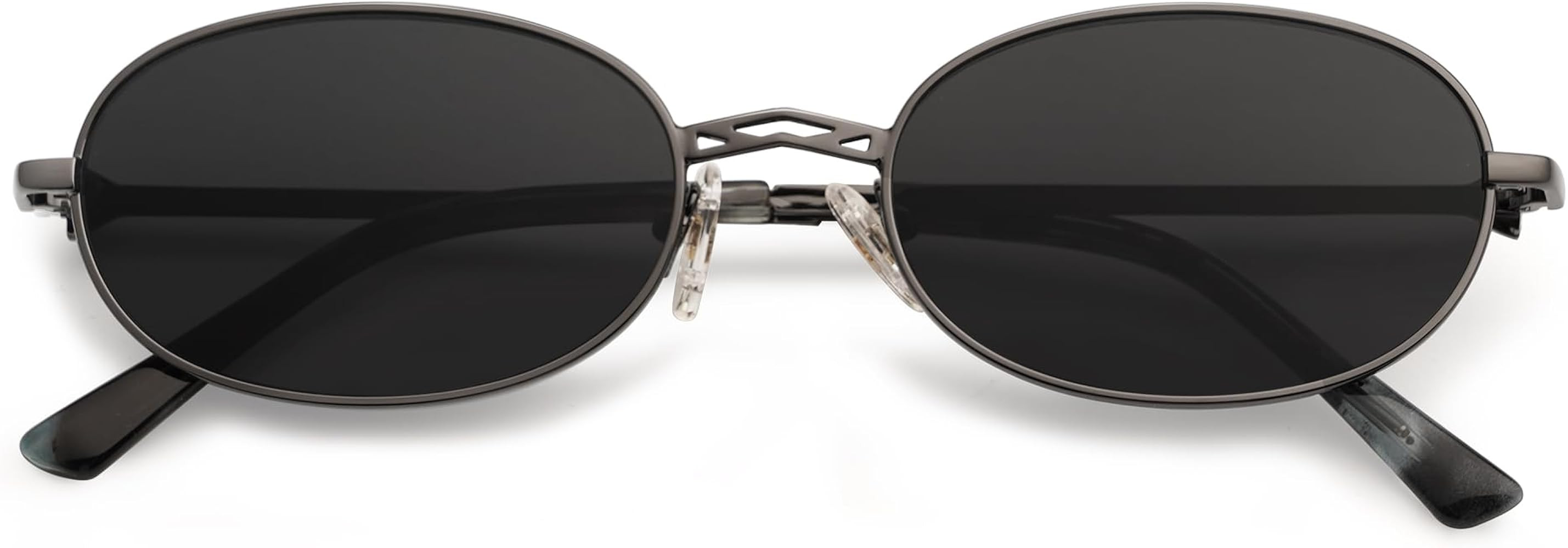 Retro Oval Sunglasses for Women Men Trendy Designer 90s Vintage Y2k Sunnies AP3662 | Amazon (US)