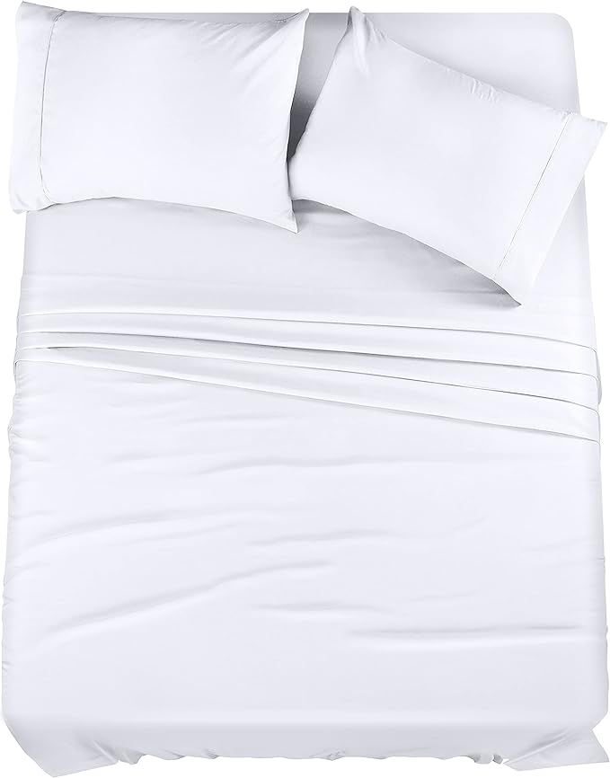 Utopia Bedding King Bed Sheets Set - 4 Piece Bedding - Brushed Microfiber - Shrinkage and Fade Re... | Amazon (US)
