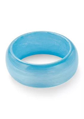 GUESS Light Blue Lucite Bangle Bracelet | Belk