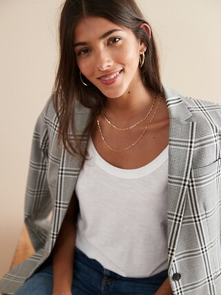 Slub Cotton-Modal Scoop-Neck T-Shirt | Banana Republic (CA)