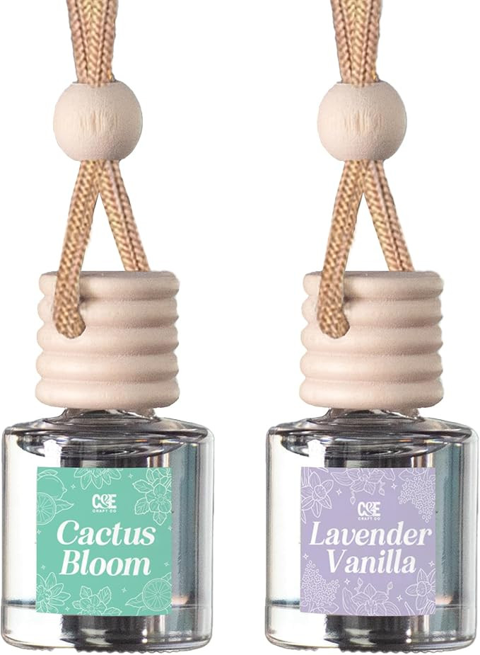 CANDECraftCo Car Air Hanging Fragrance Oil, Car Auto Freshener for Essential Oils, Scents Fragran... | Amazon (US)